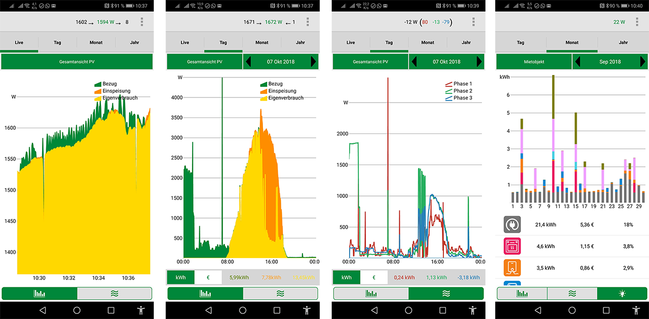 inexogy App zum Strom sparen