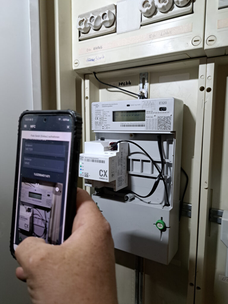 Fotodokumentation Zählerinstallation