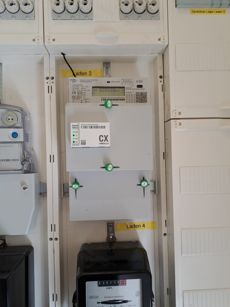 Plombierter Smart Meter